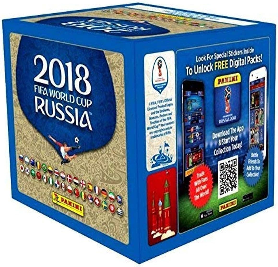 Panini 2018 FIFA World Cup Stickers Retail Box