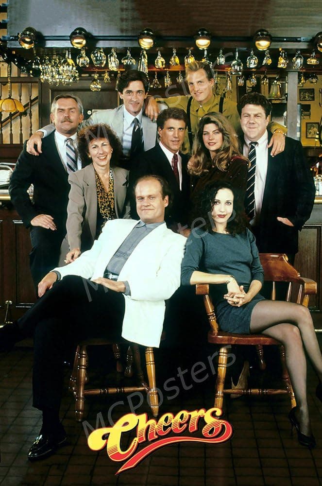 MCPosters Cheers TV Show Series Poster GLOSSY FINISH - TVS550 (24" x 36" (61cm x 91.5cm))
