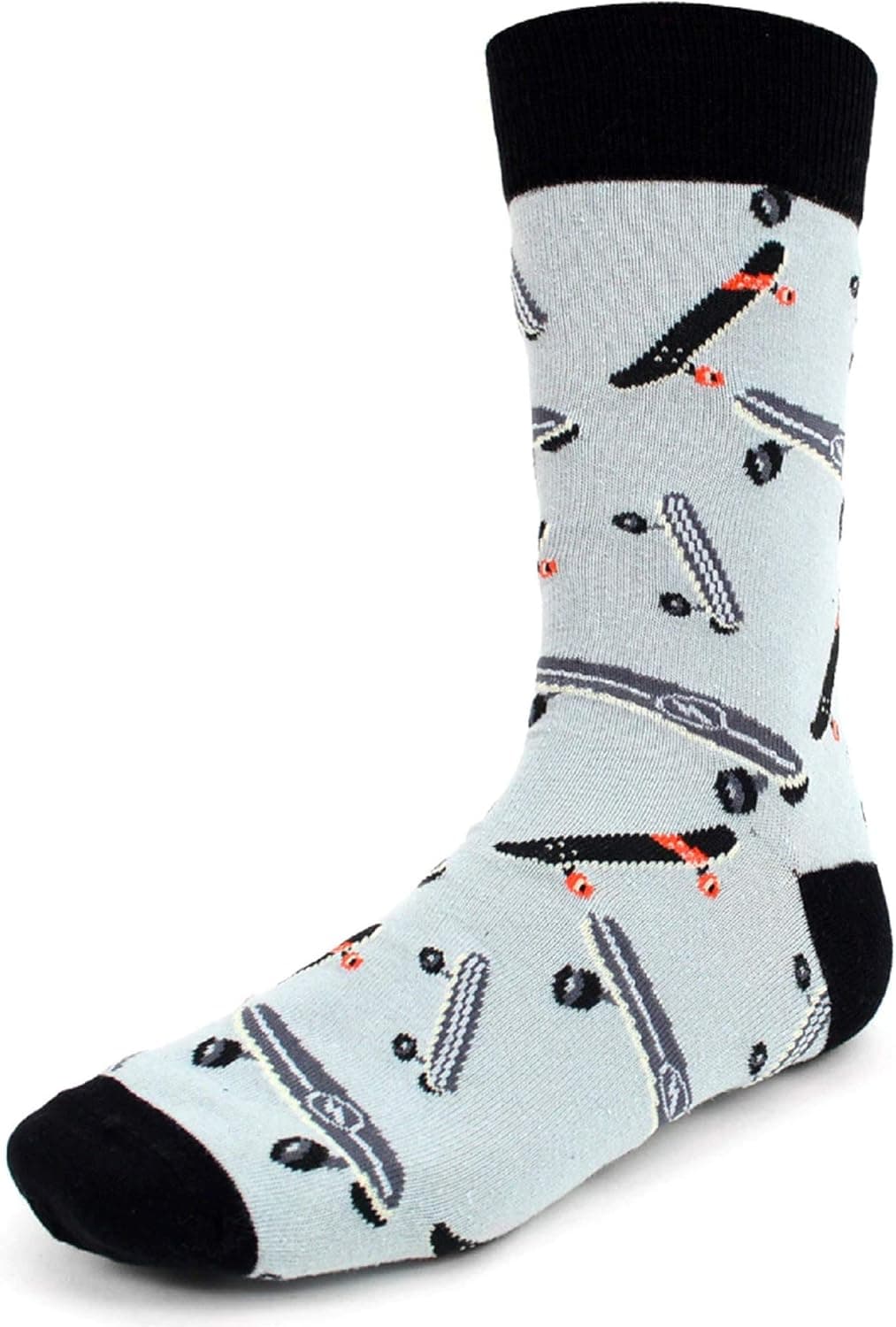 Parquet Men's Fun Crew Socks, Sock Size 10-13 / Shoe Size 6-12.5, Great Holiday/Birthday Gift