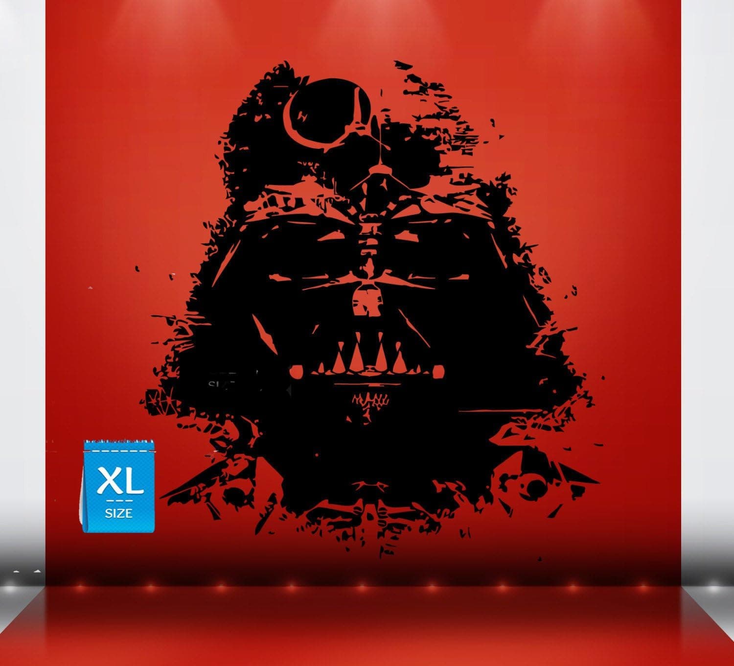 Darth Vader Decal, Darth Vader Sticker, Darth Vader Large Decal, Star Wars Decal, Sticker Star Wars, Sith,ATAT, Death Star, Yoda, Storm Trooper Wall Art Wall Decals Wall Stickers Tr331 (22W X 26H)