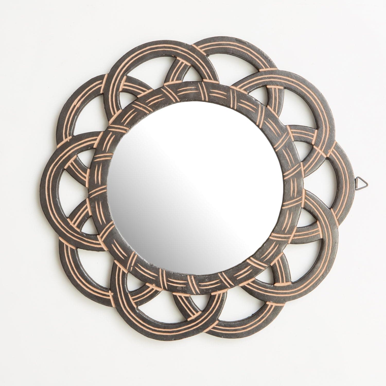 Rusticity® Wood Vanity Wall Mirror | Handmade | (11.5in x 11.5in)