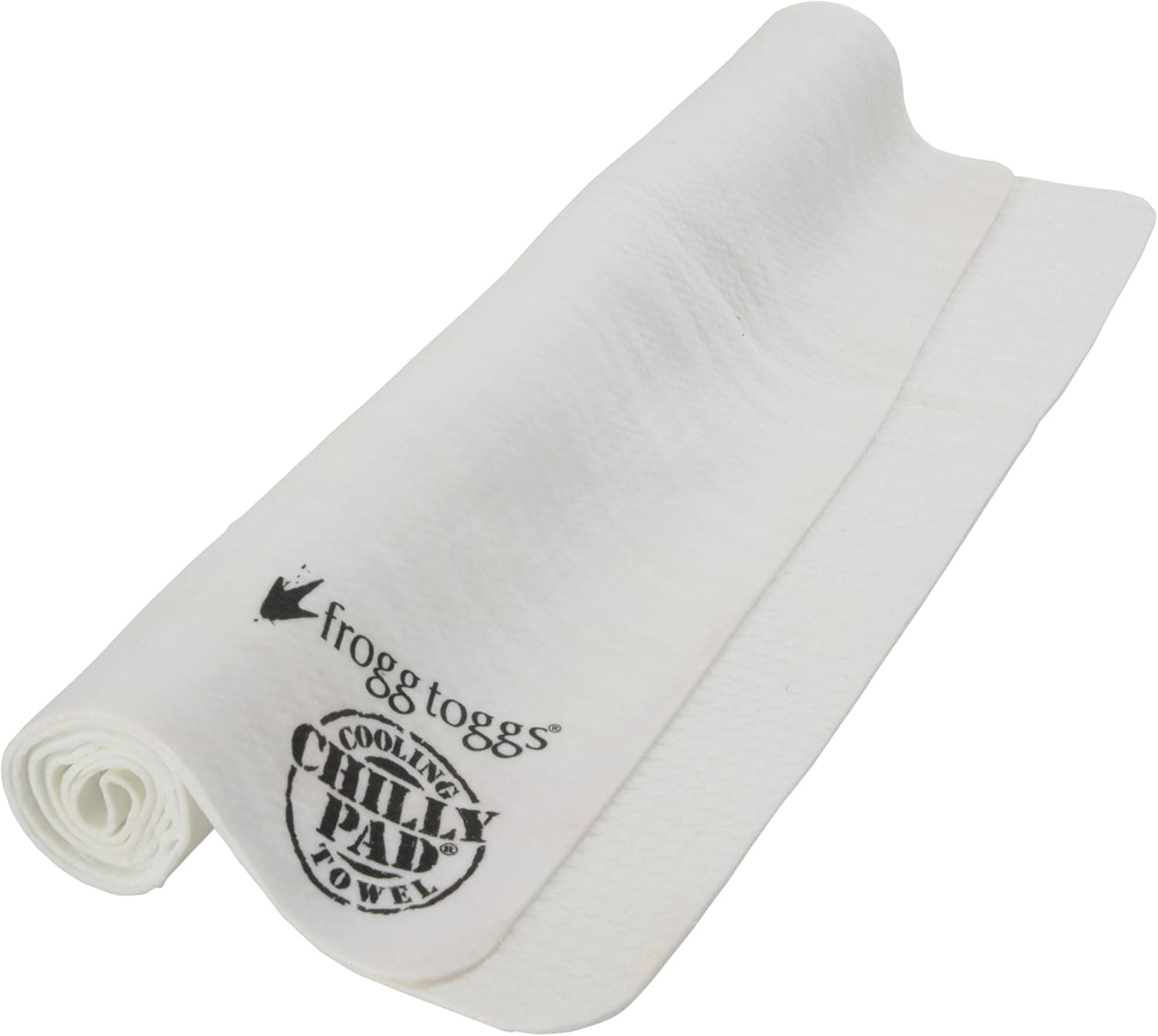 FROGG TOGGS Chilly Pad Cooling Towel, Ice White, 33" x 13"