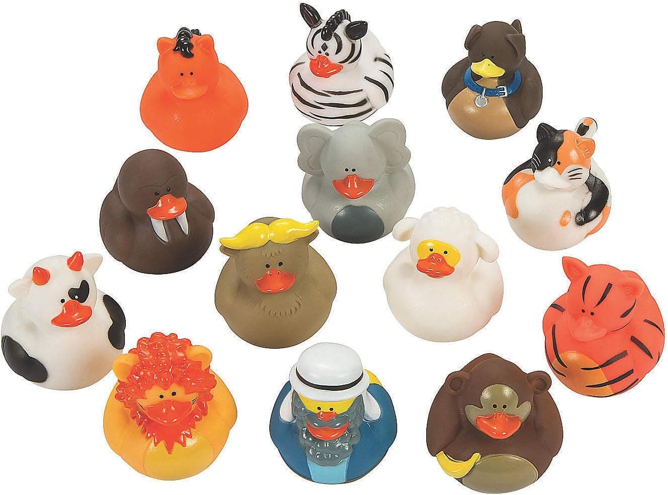 Noah's Ark Rubber Duckies (Set of 25) Sunday School and VBS Supplies