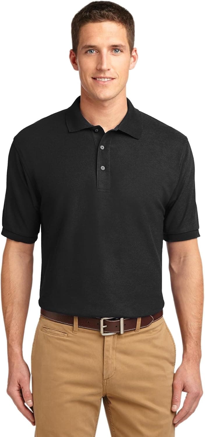 Port Authority Men's Silk Touch Polo with Pocket