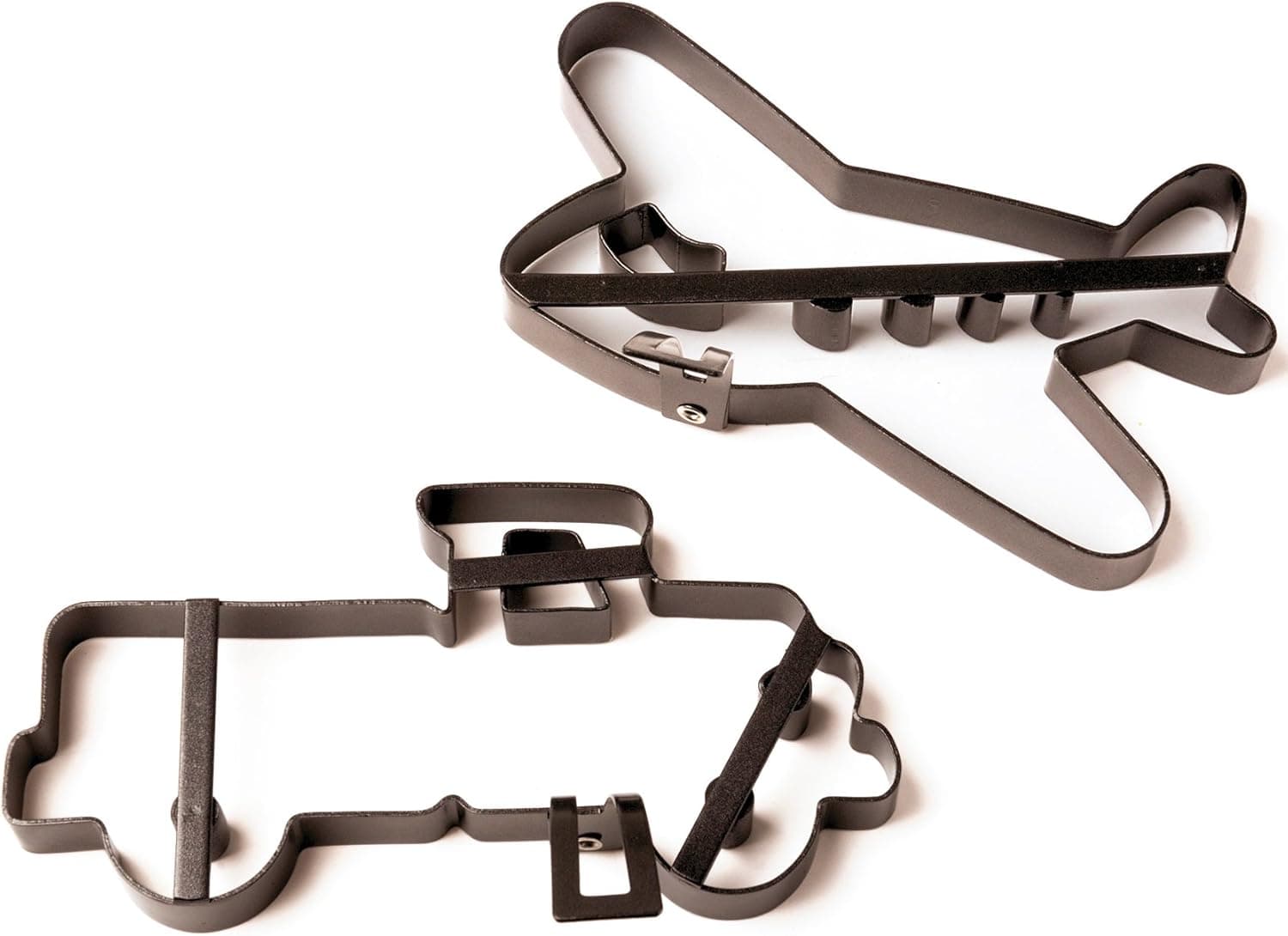 Amco Pancake Molds with Cut Out, Truck and Airplane, Set of 2