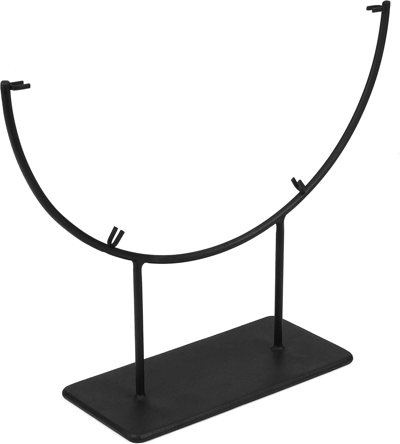 Milltown Merchants™ Round Metal Display Stand - Fused Glass Art Base - Plate Stand/Plate Holder - Round Art Panel Stand (1 Pack, 12")