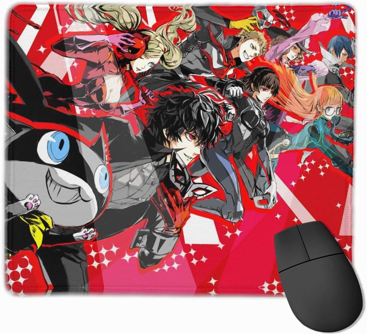 Mouse Pad Customized Rectangle Non-Slip Durable with Stitched Edges Rubber Base Gaming Mousepad Cute Design Desk Accessories for Office and Home
