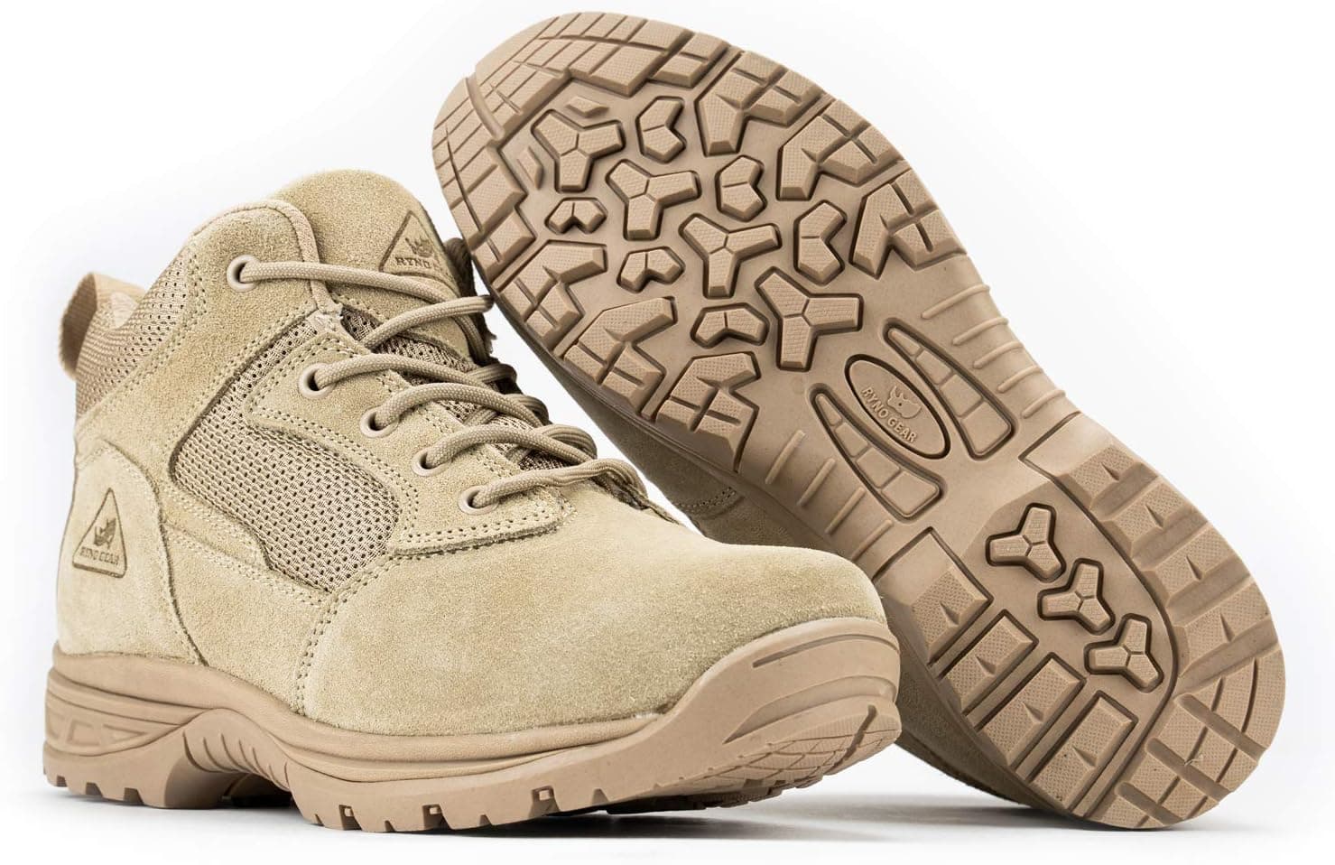 RYNO GEAR Tactical Combat Boots with Coolmax Lining