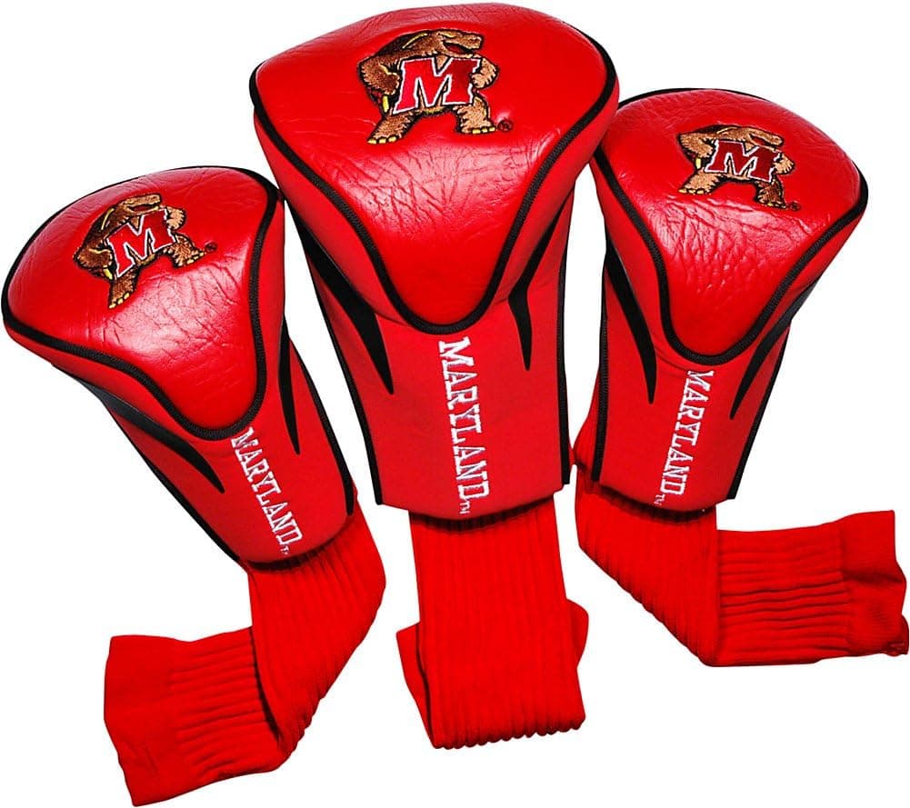 Team Golf USA University of Maryland Terrapins 3 Pack Contour Headcover (Team