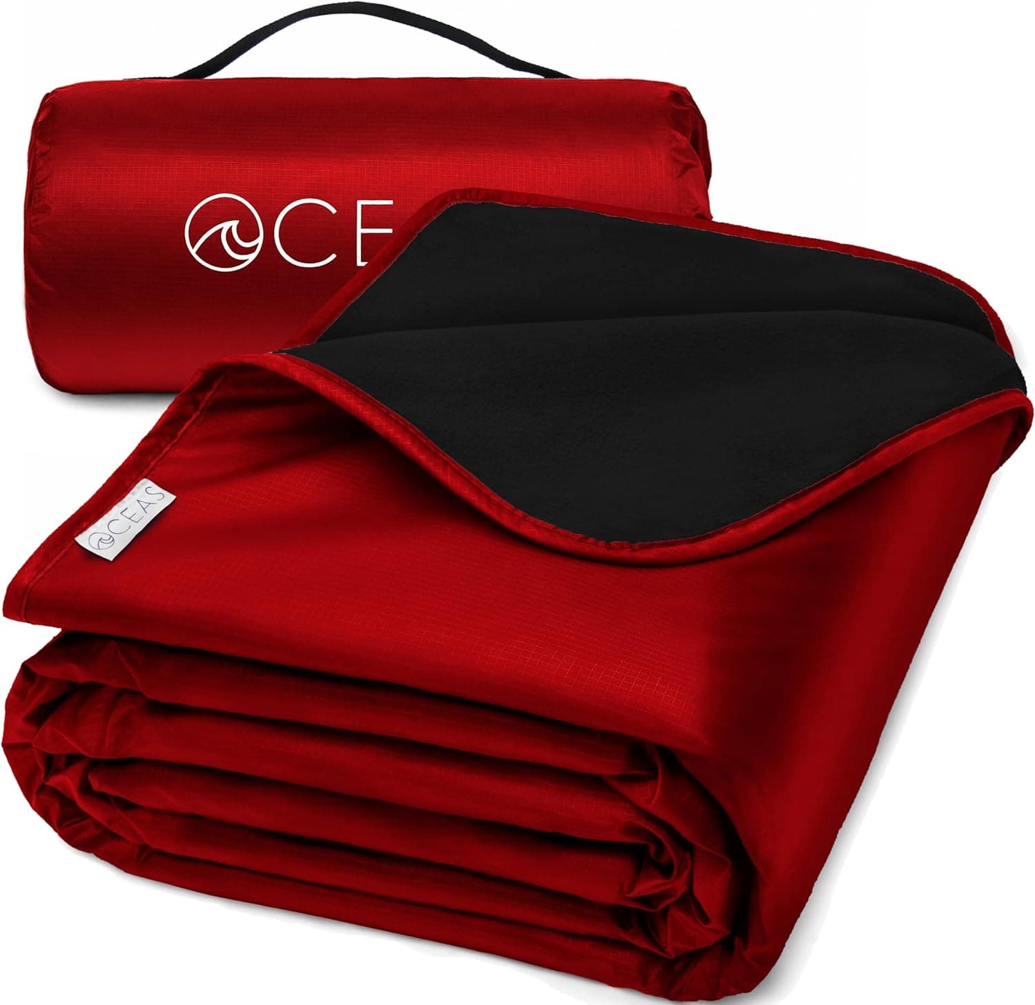 Oceas Large Waterproof Outdoor Blanket – Camping Blanket for Cold Weather, Picnic, Stadium, Camp, Park, & Car Use – Insulated Windproof, and Waterproof Blankets for Outdoors - Machine Washable