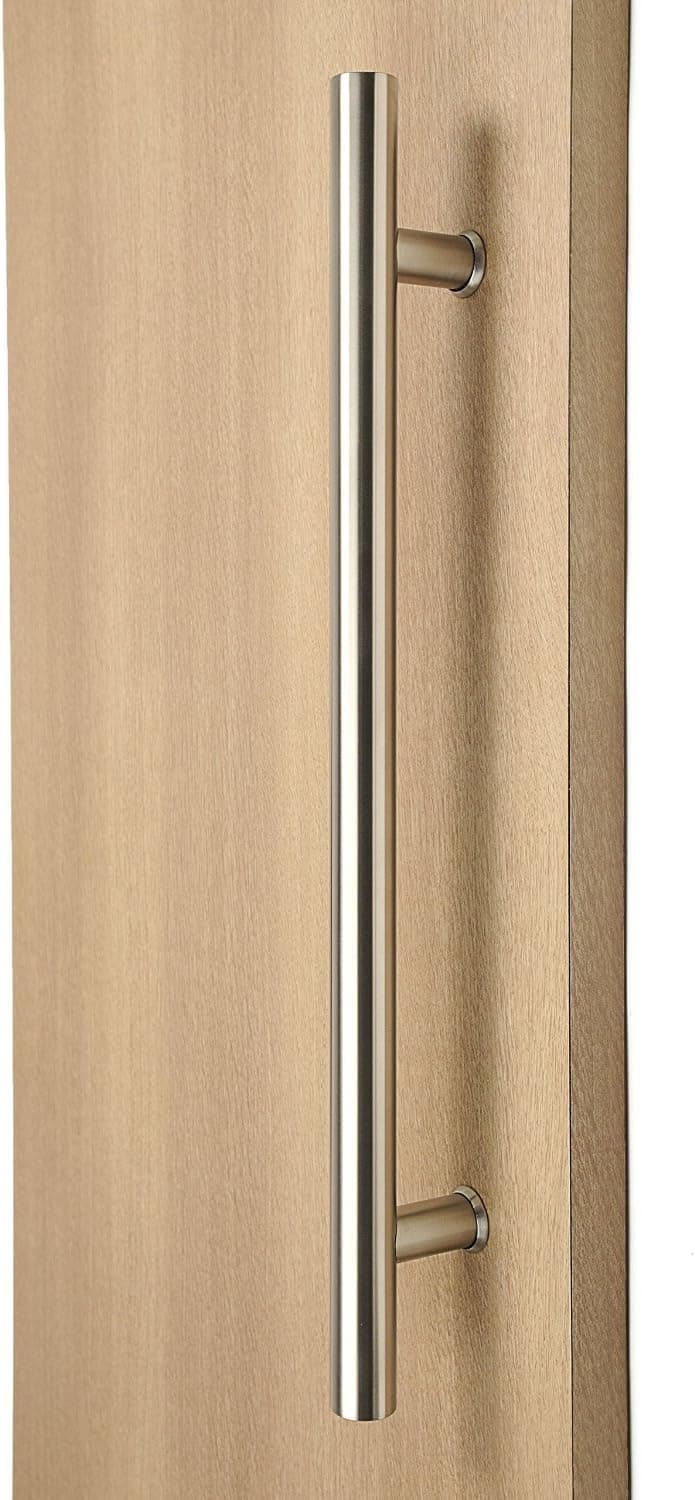 16 inch (400 mm) Door Pull Handle / Back to Back / Satin Finish / Commercial / Residential / 304 Grade Stainless Steel / Ladder Style (Handle Diameter: 1 inch / 25 mm)
