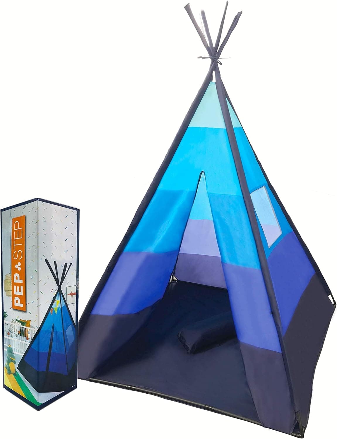 Teepee Tent for Kids | Tepee Play Tent Indoor and Outdoor Portable | Play Tent for Boy and Girls | Childrens Pop Up Tee Pee Playhouse Fort | Carry Case Included