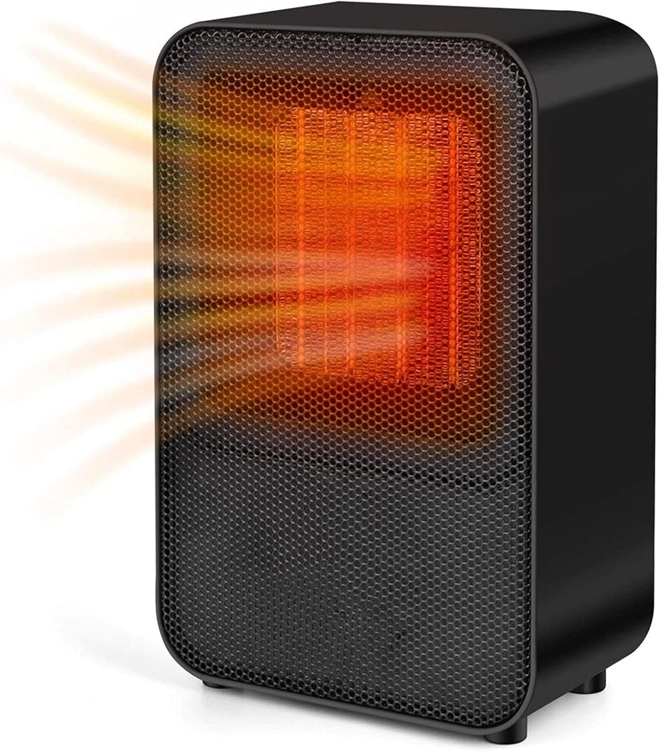 DAYSALE Portable Space Heater,Electric Mini Heater400W with Tip-over Protection, Indoor Use For Bedroom, Office and Desk (CZ410BK)