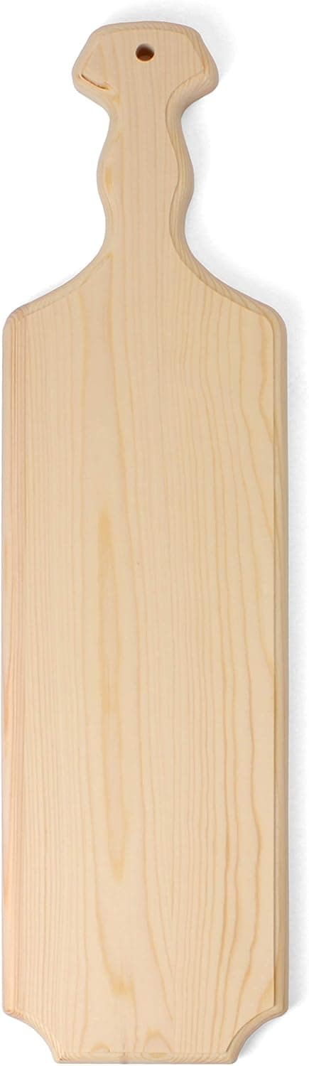 Official Greek Paddle - Sorority Paddle/Fraternity Paddle - 22" Solid Pine Wooden Paddle - Frat Paddle - Sanded & Ready to Paint - Great for Greek Letters (22", 1 Paddle)