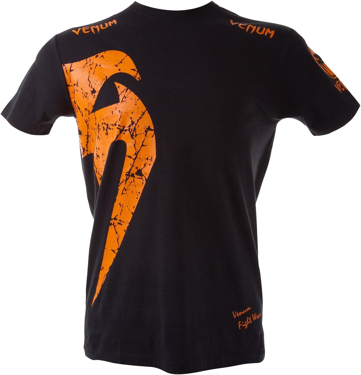 Venum Giant T-Shirt, Black/Orange, X-Large