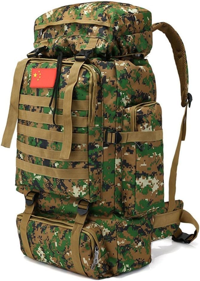 AIIreadar 70L Large Capacity Mountaineering Backpack Camping Hiking Military Tactical Bag Adjustable