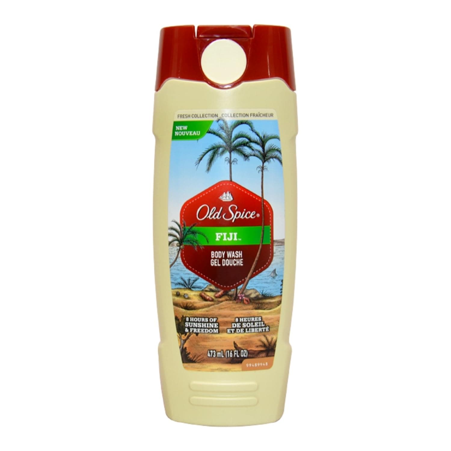 Old Spice Fresh Collection Body Wash-Fiji-16 oz (Quantity of 6)