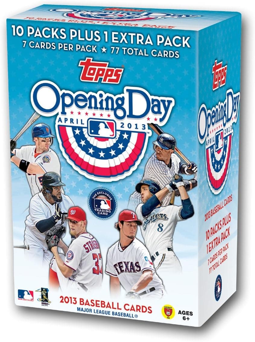 MLB 2013 Opening Day Blaster Trading Cards