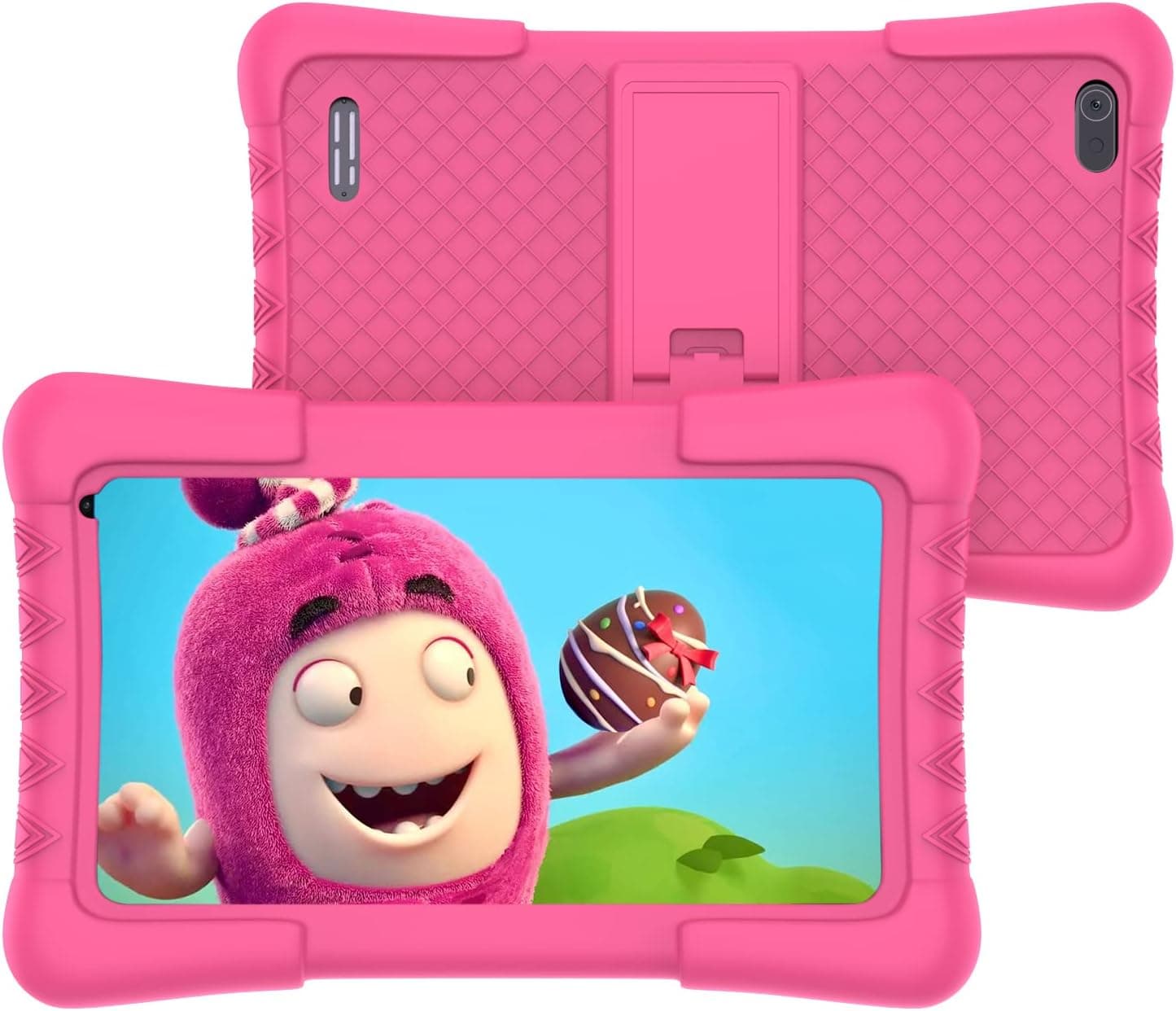 MAGCH Kids Tablet, 7 inch Android 11 32GB Tablet for Children, Toddler Tablet with Kid-Proof Case and Kids APP Preinstalled, Mini Tablet for Learning and Playing - Pink