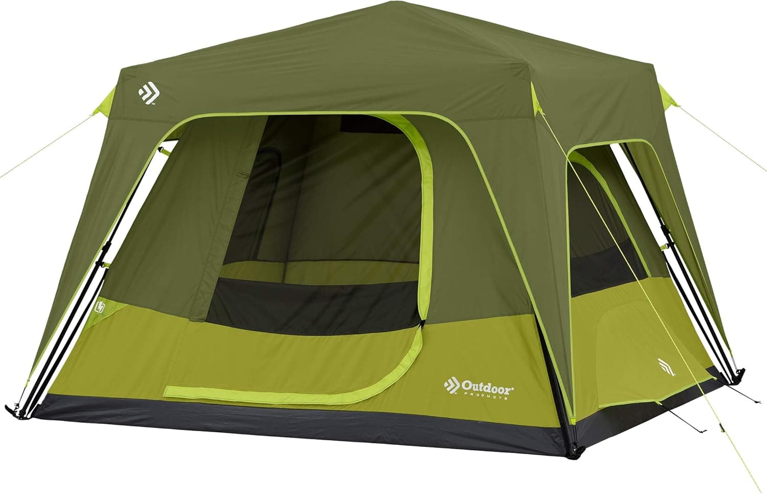 Outdoor Products Camping Tent - Instant Cabin Tent Easy Pop Up | 4 Person Tent, 6 Person Tent, 8 Person Tent, & 10 Person Tents | Best Family Tent for Camping, Hiking, & Backpacking