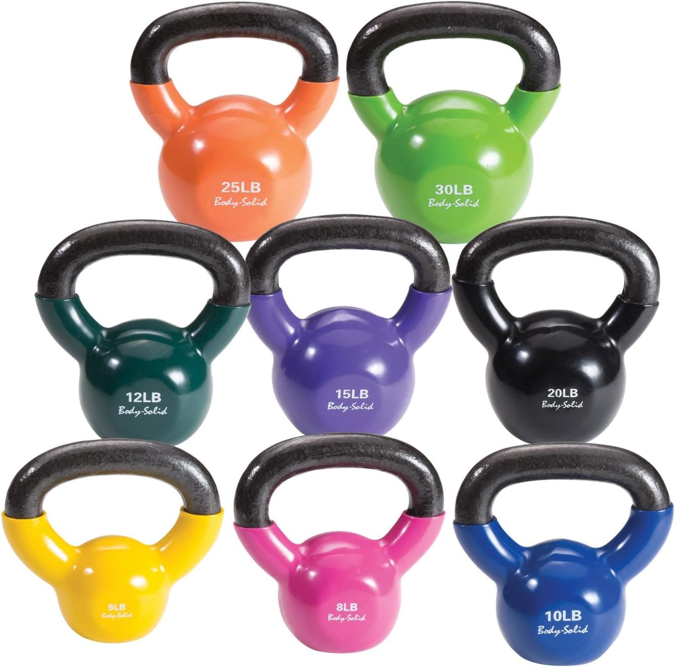 Body-Solid Vinyl Kettlebells