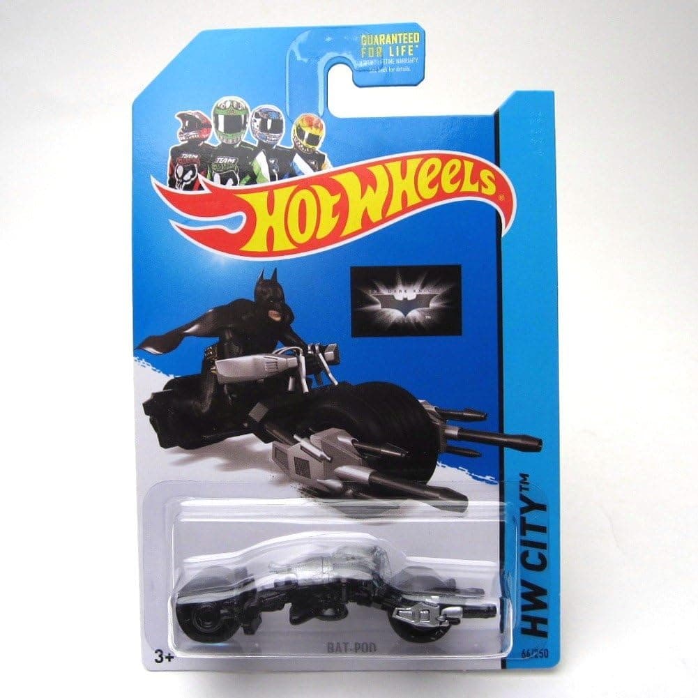 Hot Whees, 2014 HW City, Batman Bat-Pod [Silver] 64/250