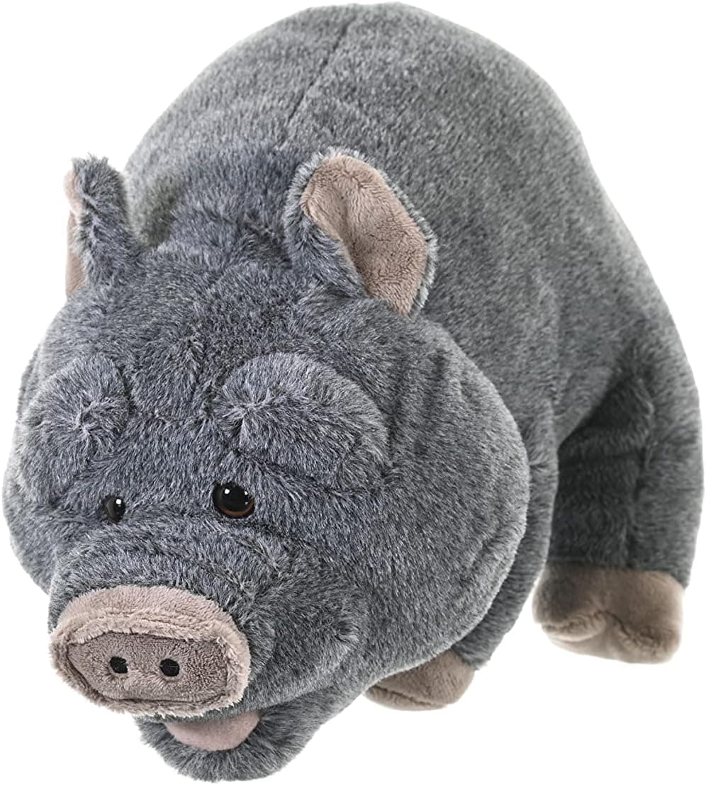 Wild Republic Potbelly Pig Plush, Stuffed Animal, Plush Toy, Gifts For Kids, Cuddlekins 12 Inches