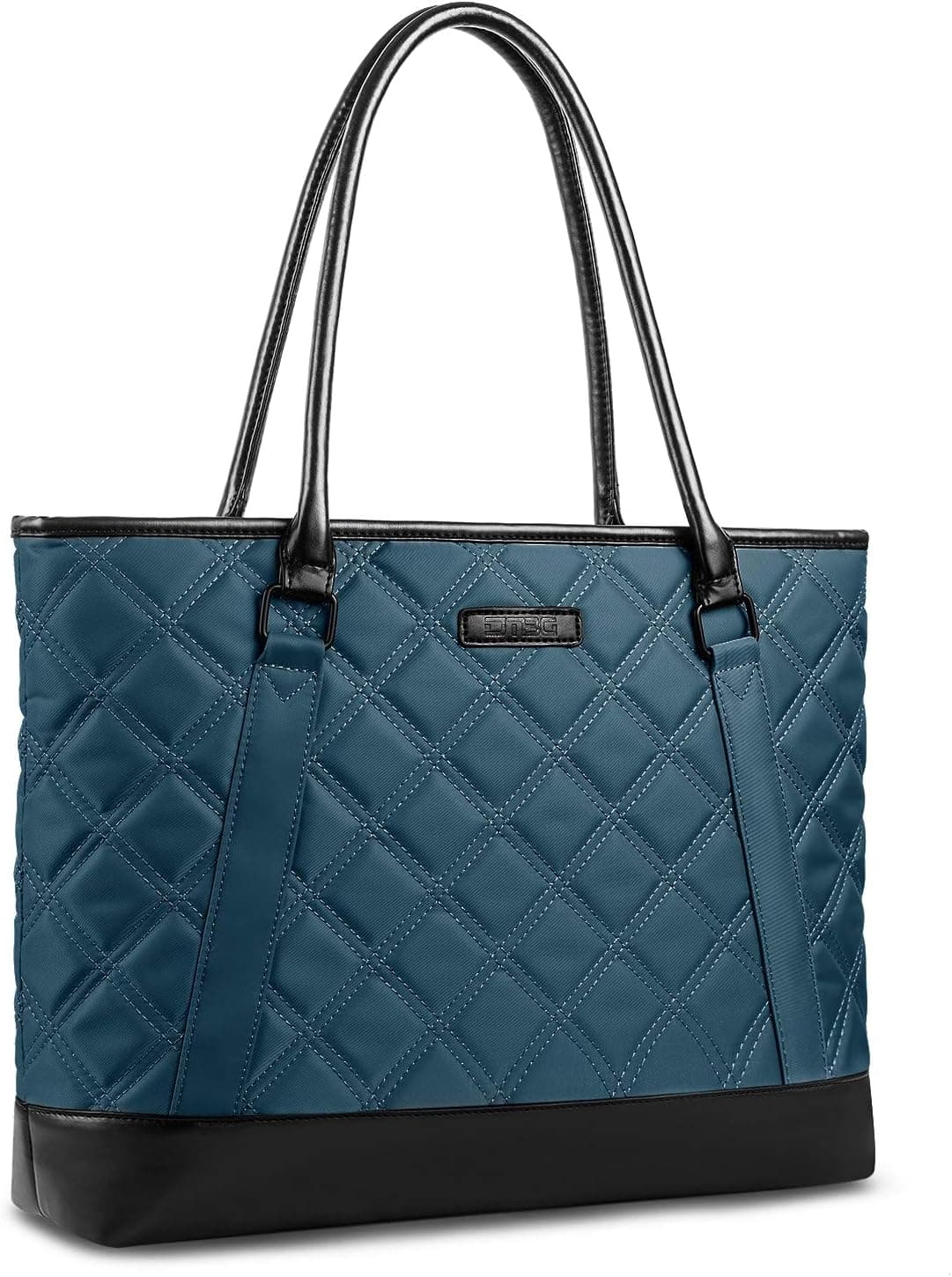 Laptop Tote Bag, DTBG 15.6 Inch Nylon Classic Diamond Pattern Travel Business Computer Shoulder Bag Carrying Briefcase Handbag for 15-15.6 Inch Laptop/Notebook/MacBook/Ultrabook/Tablet,Blue