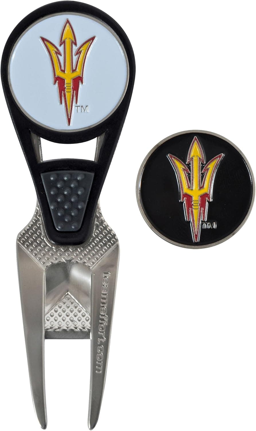 Team Effort Collegiate CVX Ball Mark Repair Tool & 2 Ball Markers