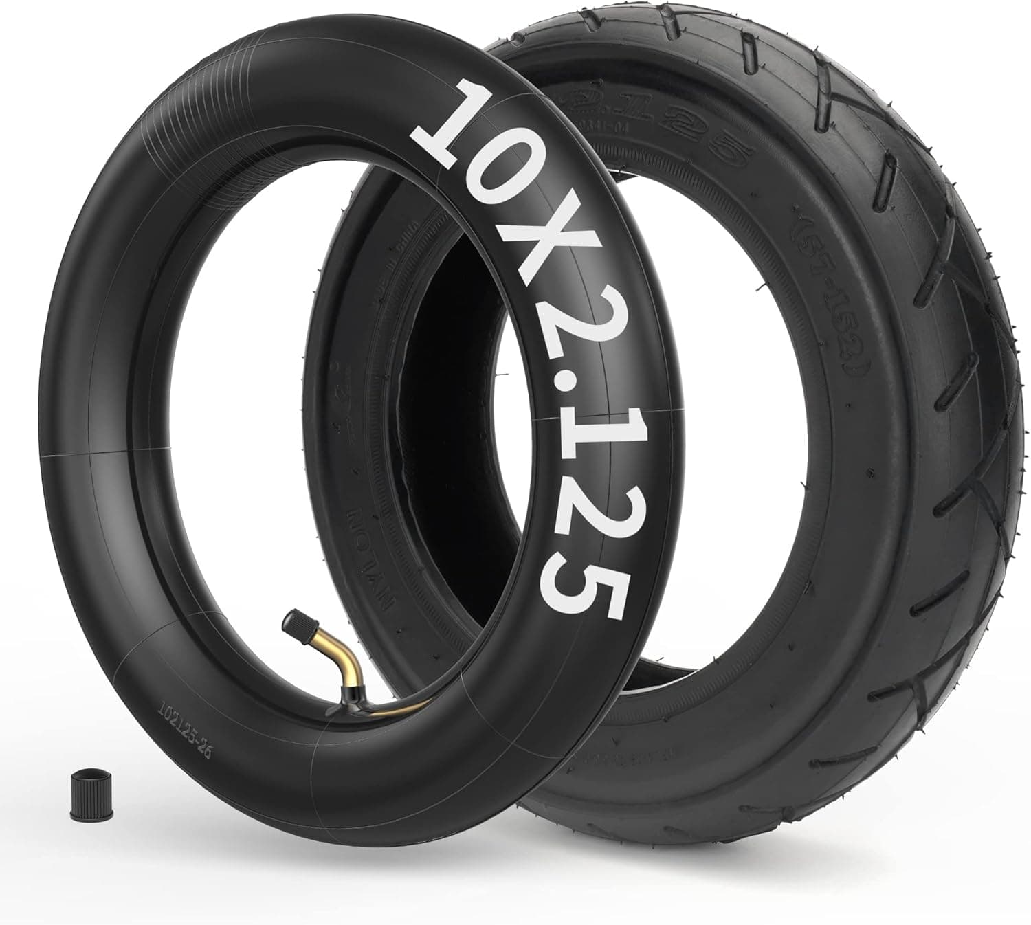 10 x 2.125 10" Tire Tyre + Tube for 2-wheel Scooter 10 Inch Unicycle