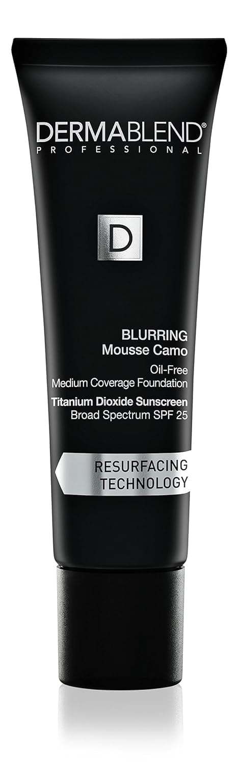 Dermablend Blurring Mousse Medium To Full Coverage Foundation Makeup With Spf 25, Oil-free, 12 Shades, 40w Sahara, 1 Fl oz