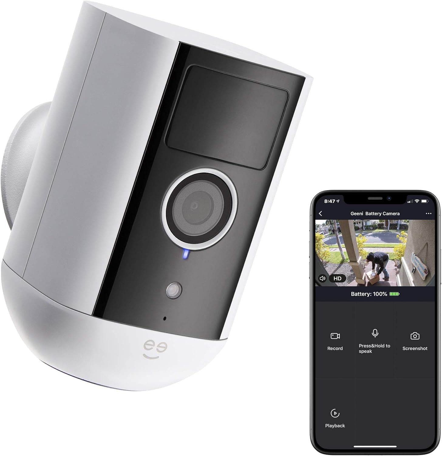 Geeni Freebird Cameras for Home Security, Outdoor Waterproof Cameras, Wireless Camera for Alexa and Google