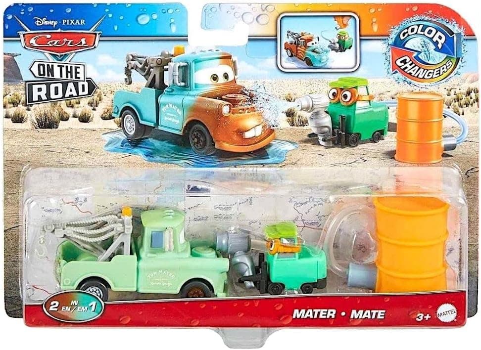 Disney Cars Toys Color Changers 2022 Cars On The Road Mater with Pitty