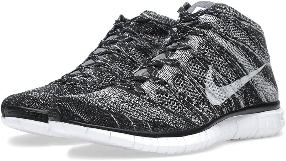NIKE Free Flynit Chukka Men's Shoes Black/Sail/Dark Grey/Pure Platinium 639700-001