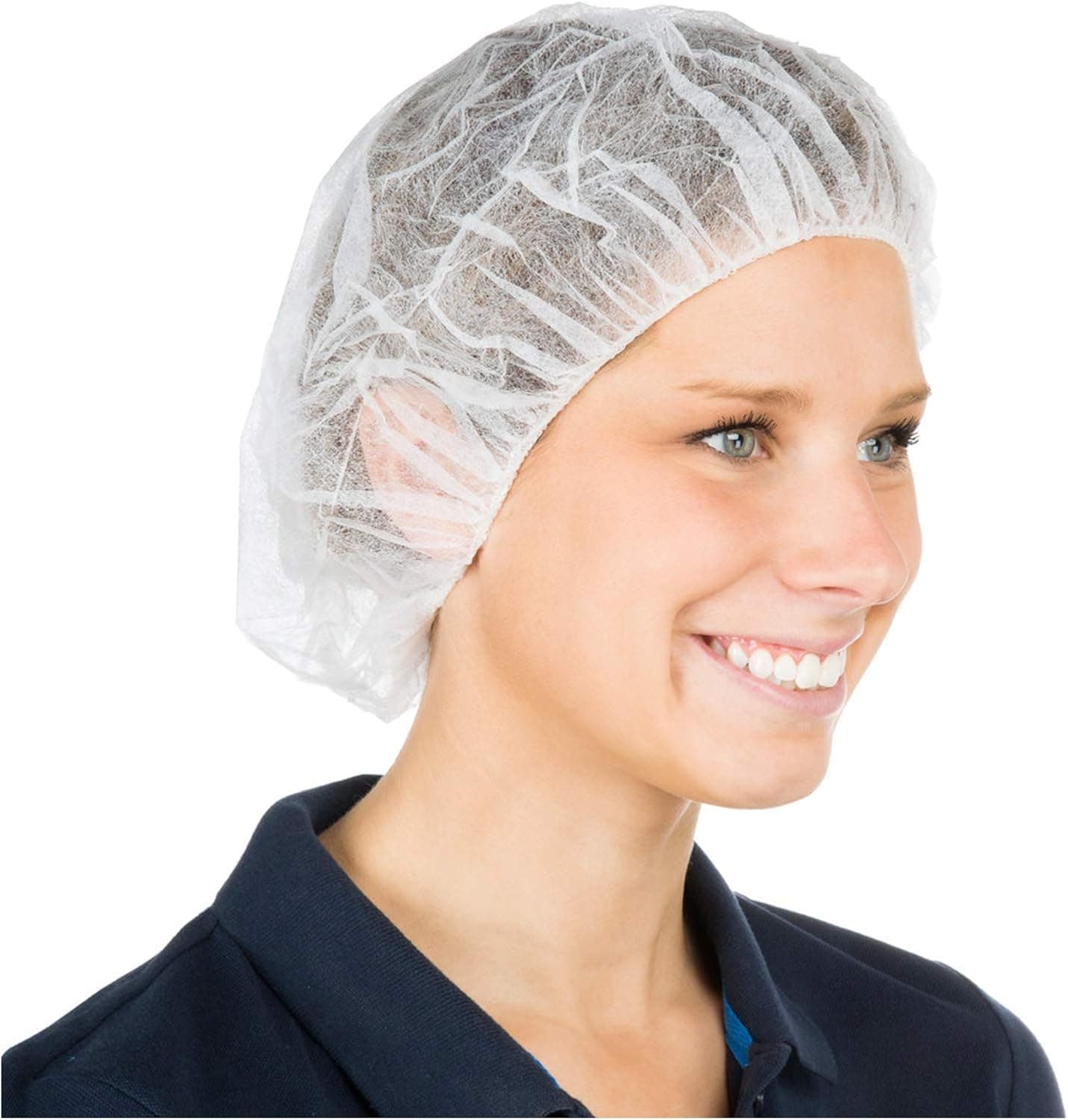 Cleaing Disposable Bouffant Cap 24 Inch, Hair Nets for Food Service, Nurses, Tattoo