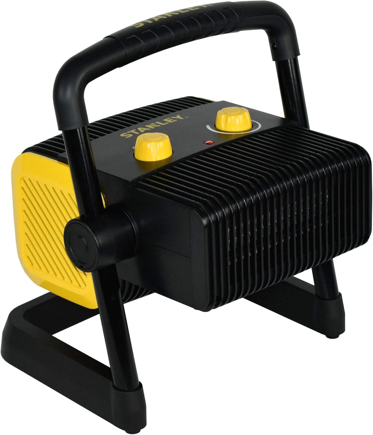 STANLEY ST-300A-120 Adjustable Portable Electric Space Heater with Overheat Protection, Black, Yellow