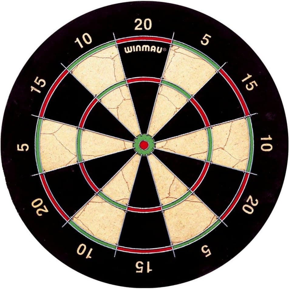East London Fives Darts Board (Narrow Doubles and trebles)