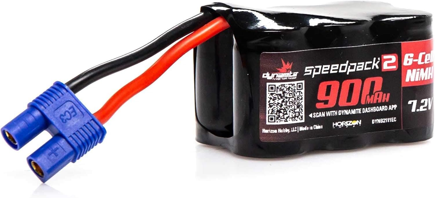 Dynamite Speedpack2 7.2V 900mAh 6C NiMH 3+3 EC3 DYNB2111EC Car Batteries & Accessories