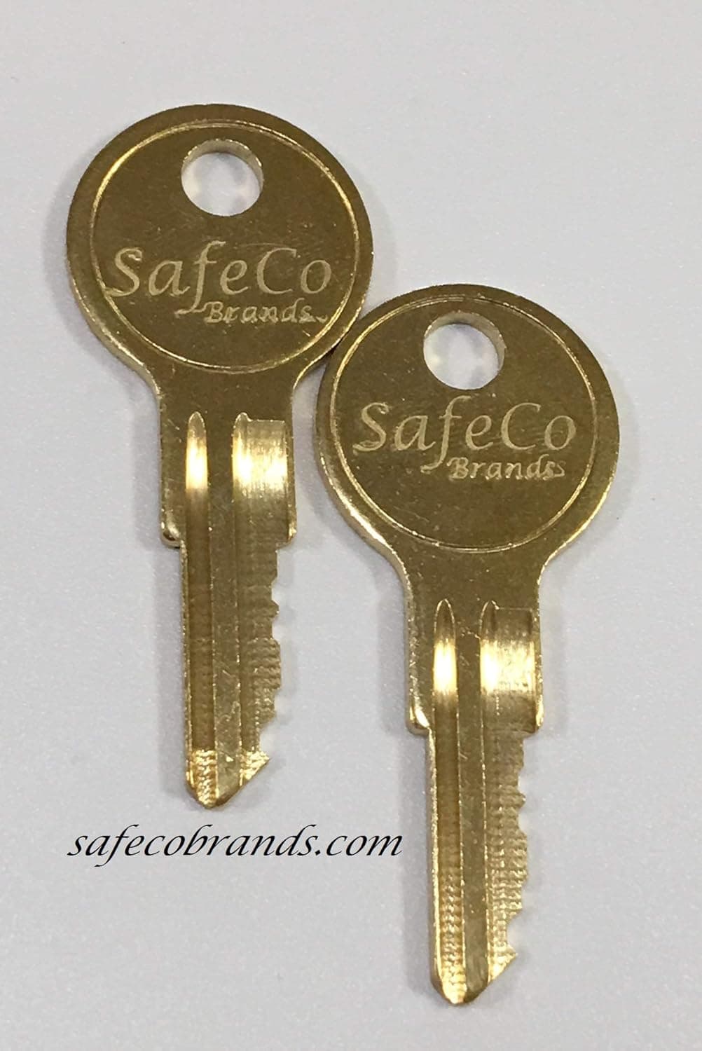 SafeCo Brands Replacement SecurityFire Alarm Keys 2- Keys (1393 Ademco)