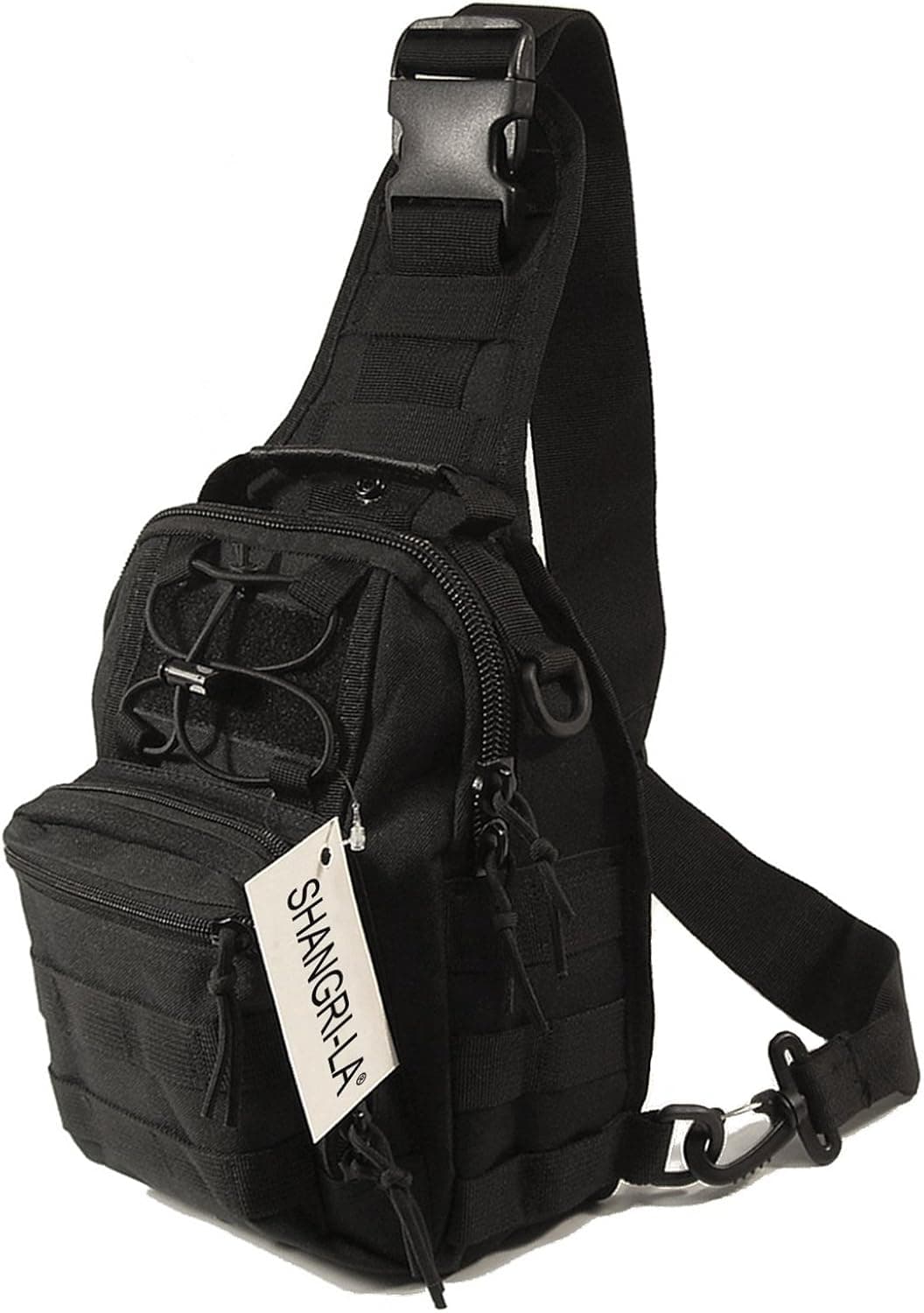 SHANGRI-LA Small EDC Tactical MOLLE Sling Backpack Assault Pack Gear Bag ( 900D )