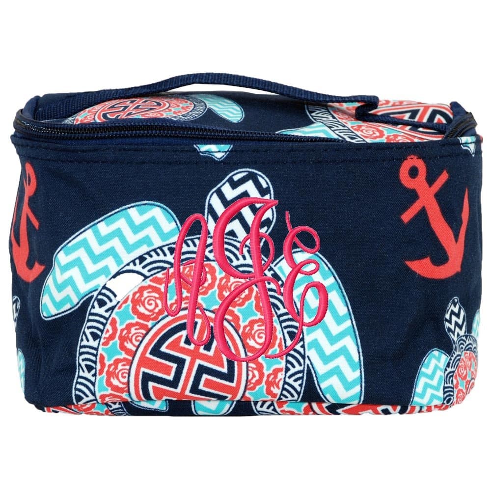 Personalized Sea Turtle Cosmetic Make Up Bag