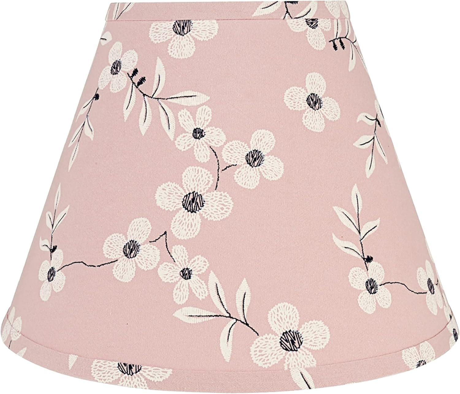Aspen Creative 32633 Transitional Hardback Empire Shaped Spider Construction Lamp Shade in Pink, 12" wide (6" x 12" x 9")