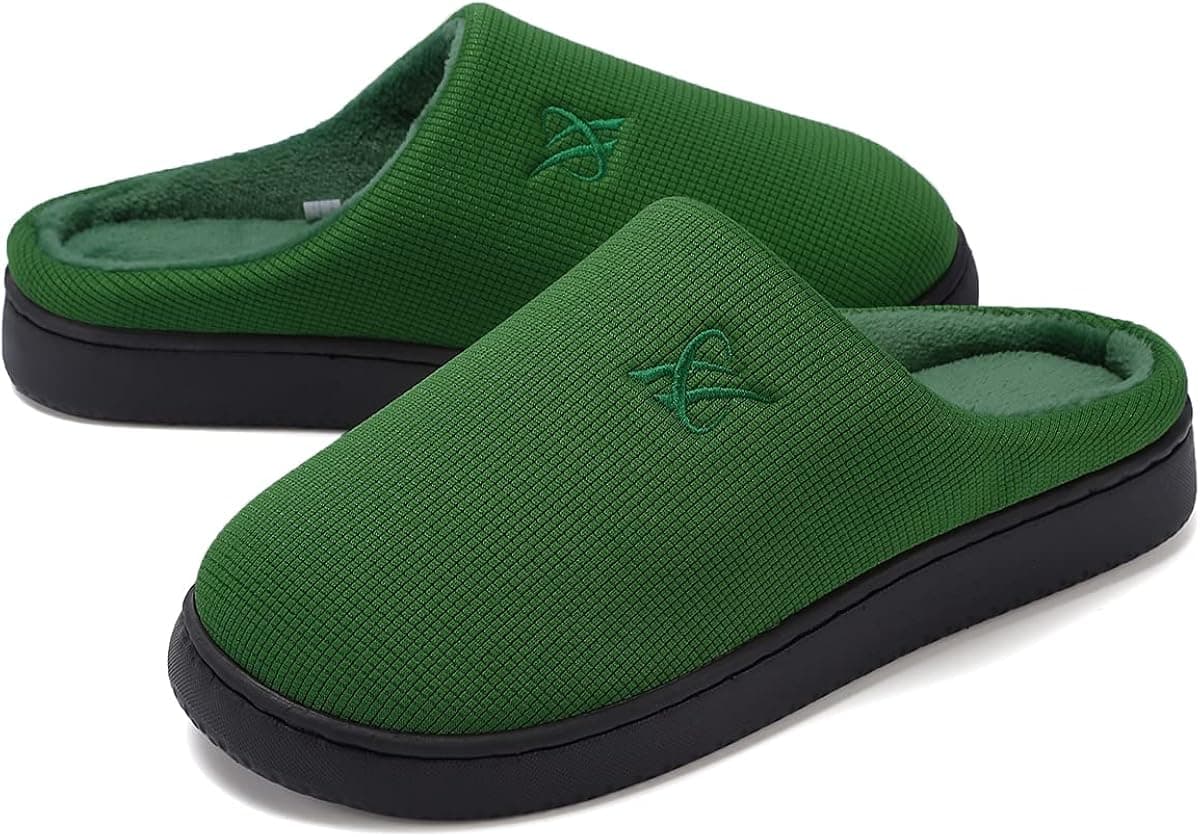 Men's and Women's Slippers Memory Foam House Shoes Indoor and Outdoor