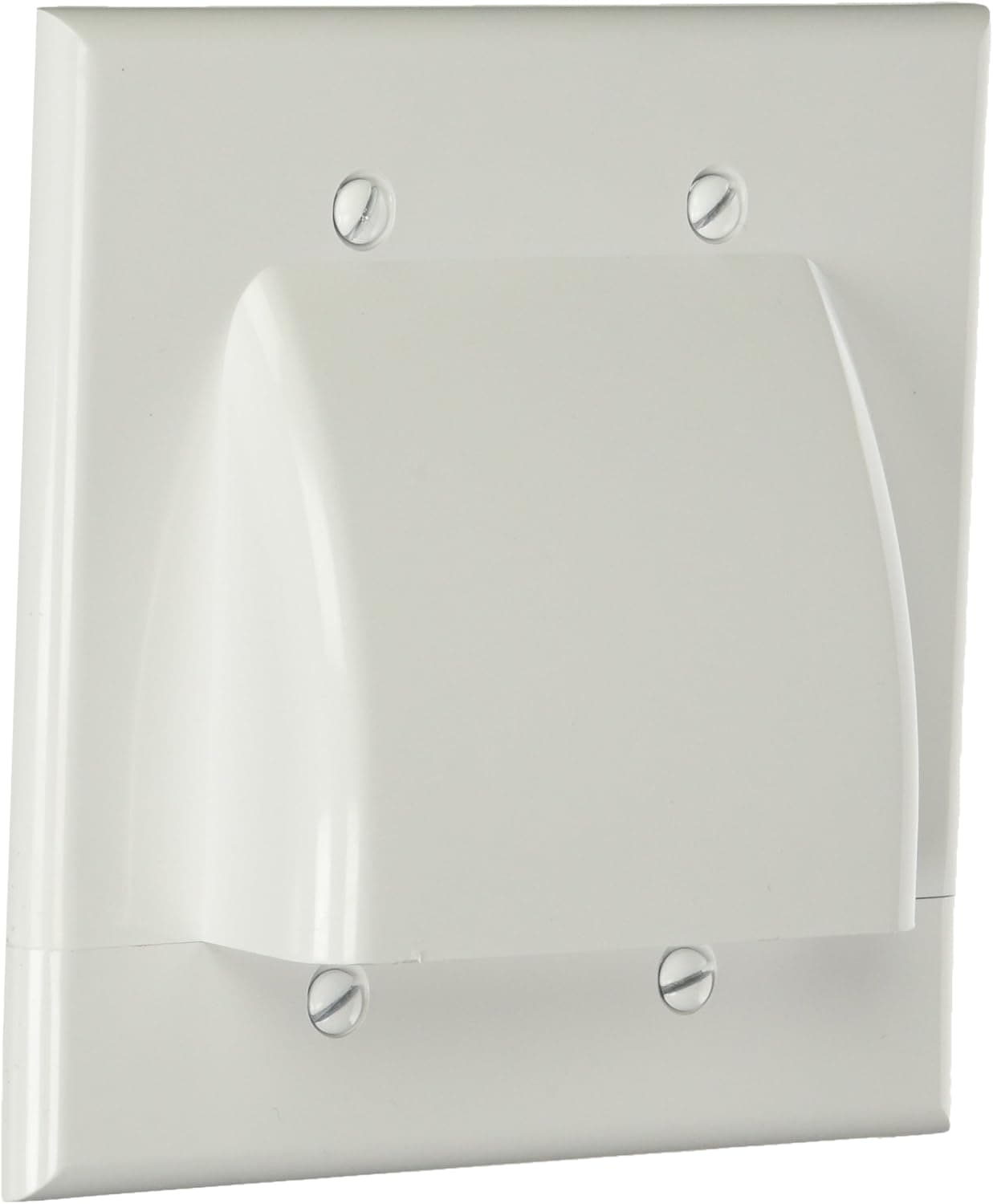 Vanco 120627 Van-120627 Hinged Bulk Cable Wall Plates - Dual