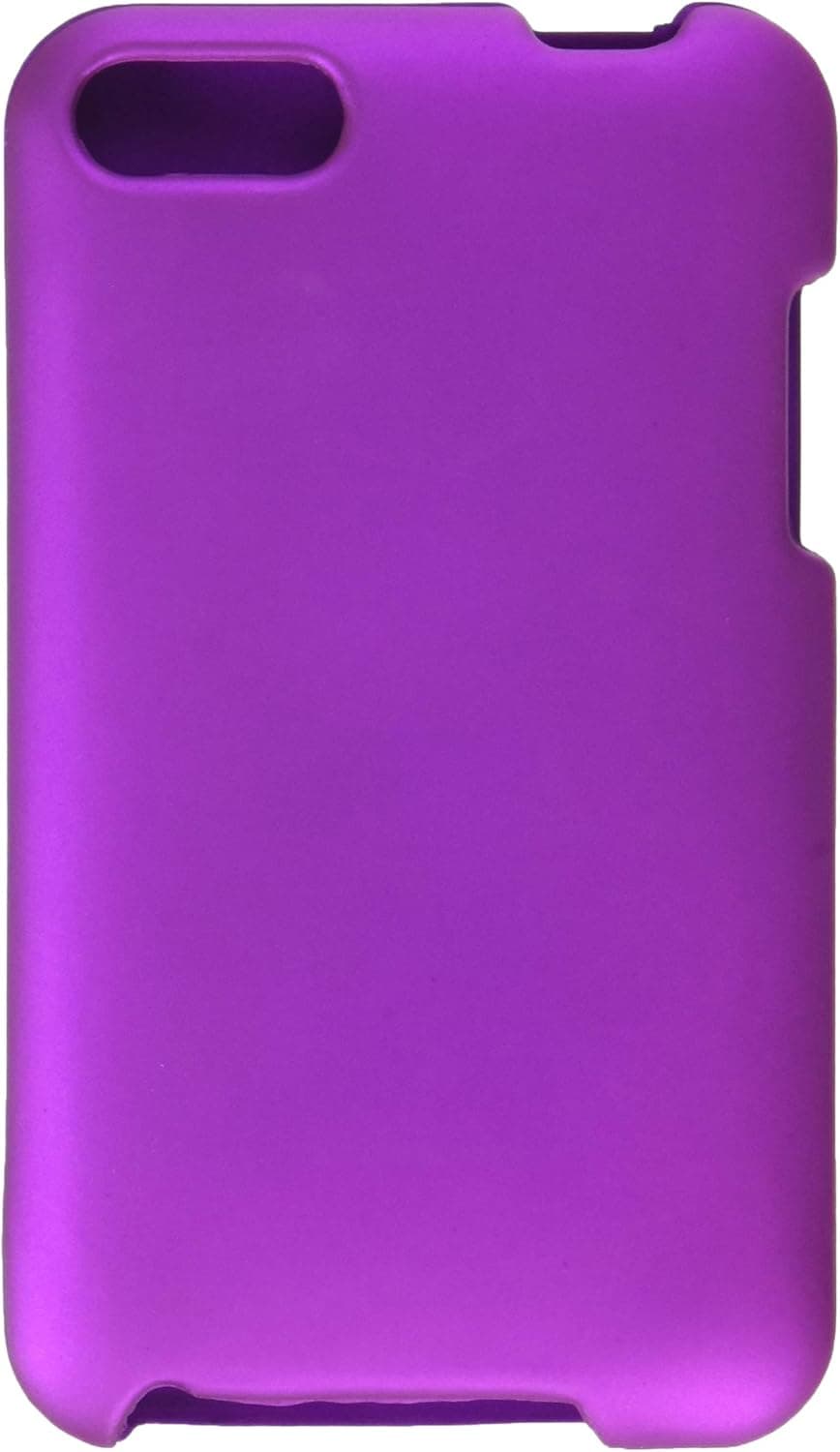 Apple iPod Touch 2nd & 3rd Generation Rubberized Snap-on Protector Cover Hard Case Purple