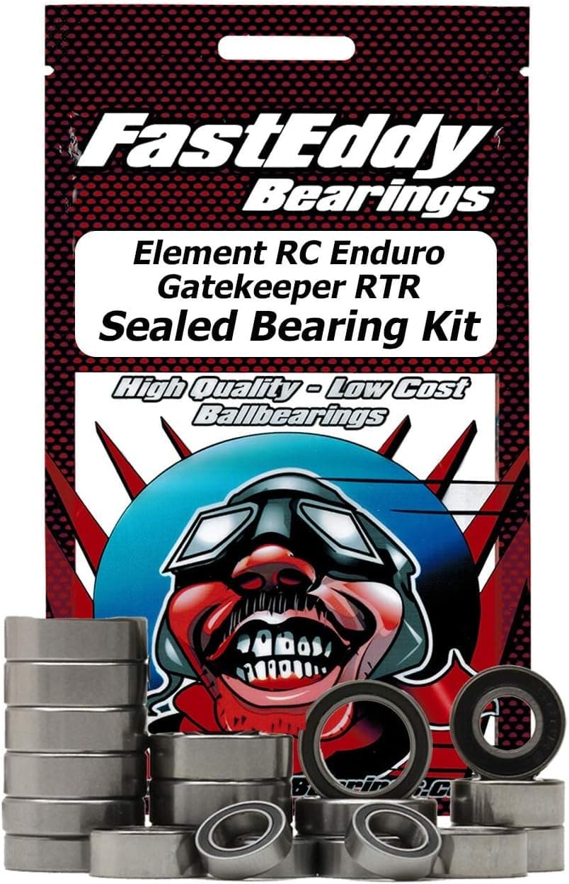 FastEddy Bearings Compatible with Element RC Enduro Gatekeeper RTR Sealed Bearing Kit