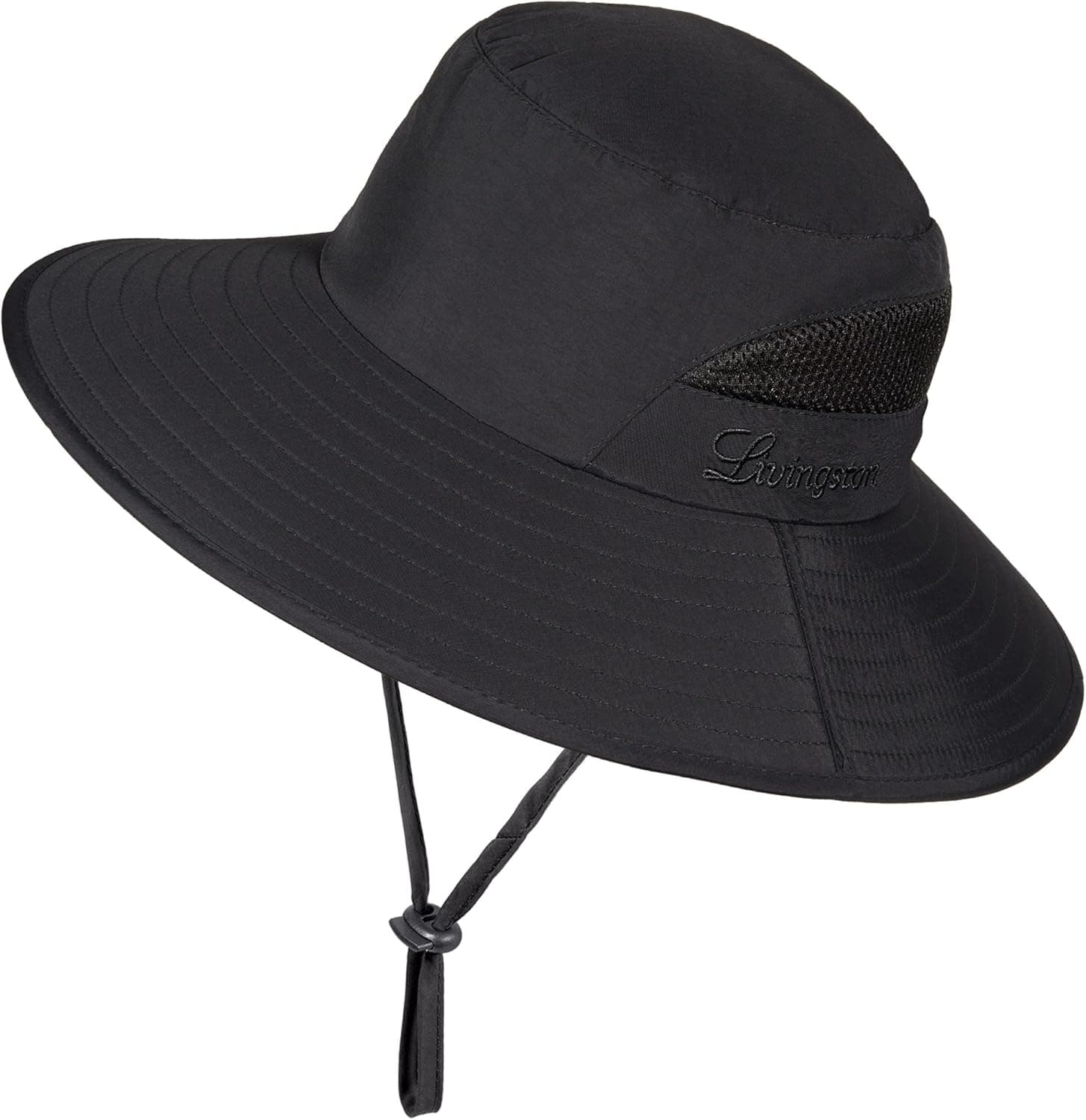 Livingston Sun Hats for Men Wide Brim Bucket Hat for Fishing Hiking Garden Safari Camping