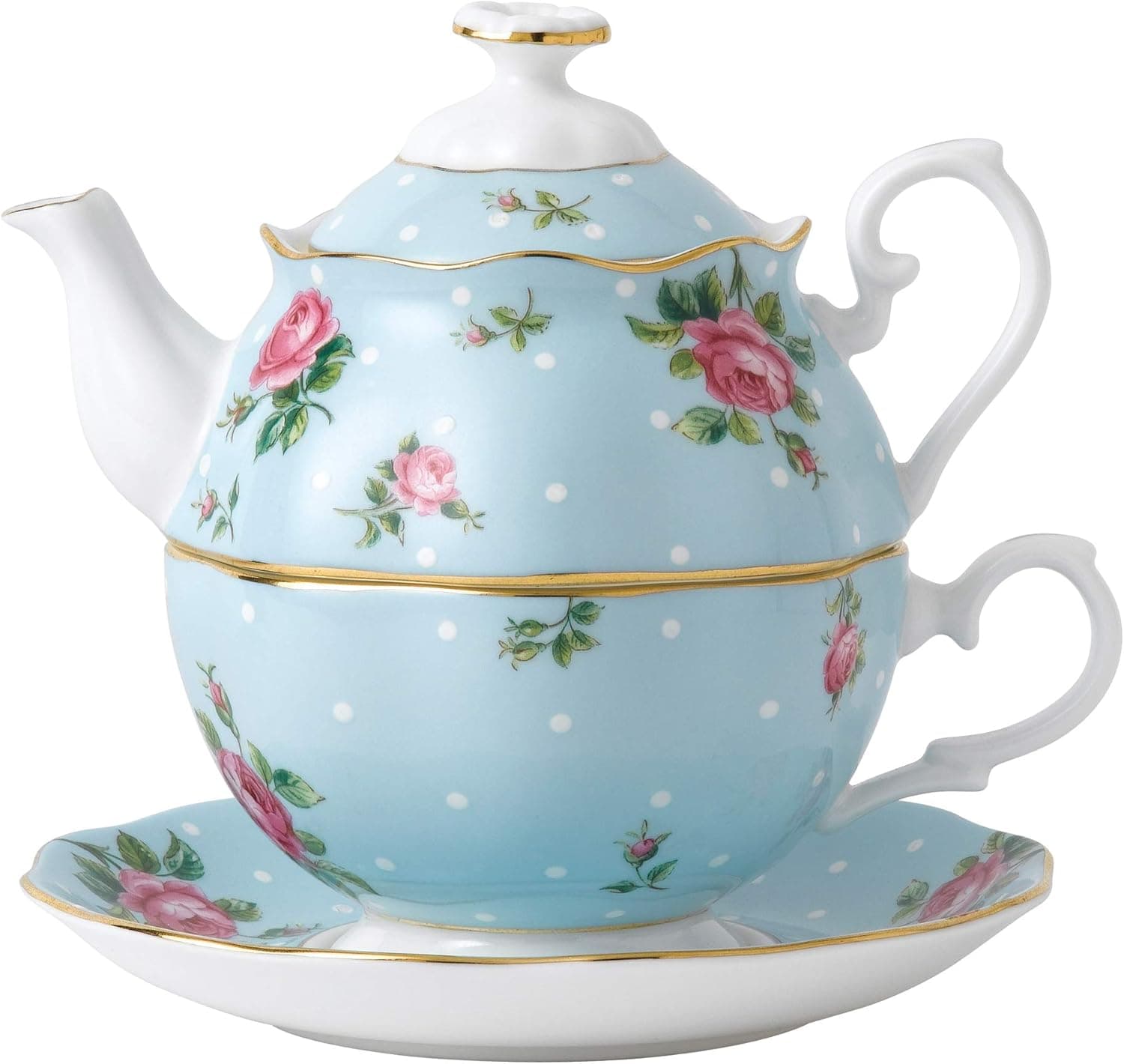 Royal Albert Polka Blue Tea For One