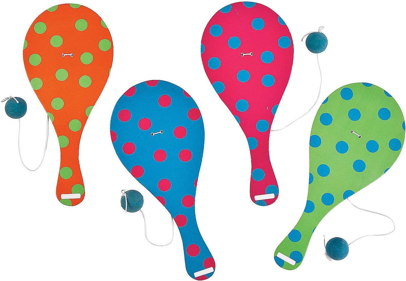 Easter Paddleball Set (Set of 12) Bulk Spring Toys and Gifts