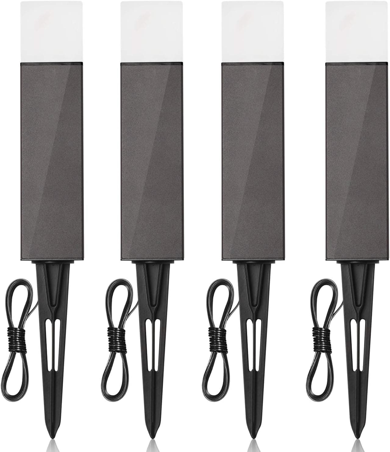 LNDXING Landscape Lights, 3W 12V Garden Lights, 4 Pack IP65 Waterproof Low Voltage Outdoor Landscape Lights Lighting, 3000K Warm White Pathway Garden Yard Patio Lamp